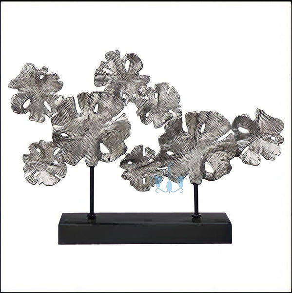 Large Silver Lotus Handcrafted Metal Sculpture (Figurine), Available exclusively on Shahi Sajawat India, the world of home decor products. Best trendy home decor, office decor, living room, kitchen and bathroom decor ideas of 2022.