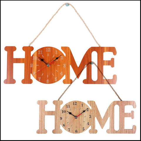 Brown/Beige Circular Alphabetical Patterned Handmade Wooden Hanging Wall Clock With Hemp Rope With Display Type Of Pointer + Numberq available exclusively on Shahi Sajawat India, the world of home decor products. Best trendy home decor, living room, kitchen and bathroom decor ideas of 2020.