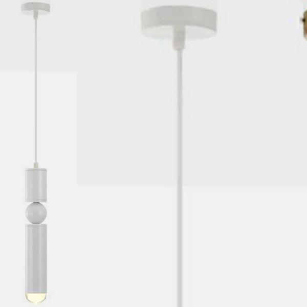 Silver/White/Black And Gold Cylindrical Rod Pendant Lights With AC Power source, E27 Base Type And Cord Type Installation, available exclusively on Shahi Sajawat India, the world of home decor products. Best trendy home decor, living room, kitchen and bathroom decor ideas of 2021.