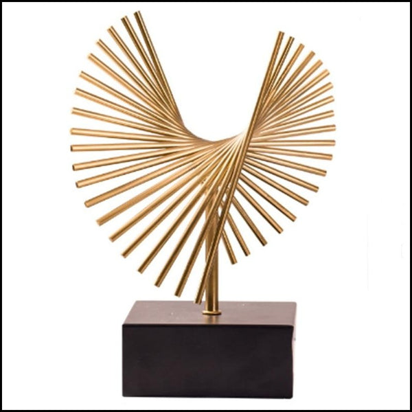 Black + Gold Abstract Metal Figurine (Sculpture) Of Size 20×12×27cm, available exclusively on Shahi Sajawat India, the world of home decor products.Best trendy home decor, living room, kitchen and bathroom decor ideas of 2021.