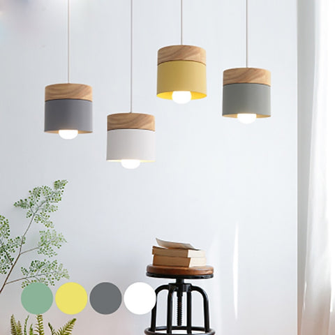 Yellow,Grey,White LED Wood+Iron Pendant Lights with 90-260V of Voltage & AC power source,base type of E27 & lighting area of 3-5 square meters & cord pendant installation, available exclusively on Shahi Sajawat India,the world of home decor products.Best,trendy home decor,living room and kitchen decor ideas of 2019.