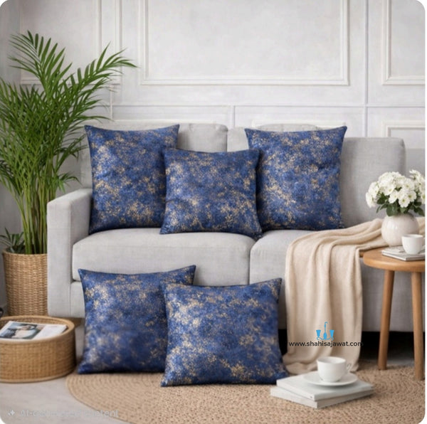 White/Blue/Beige/Maroon/Brown Velvet Printed Square Cushion Covers With Zipper Of Size 16×16 inch available exclusively on Shahi Sajawat India, the world of home decor products.Best trendy home decor, living room, kitchen and bathroom decor ideas of 2026. 