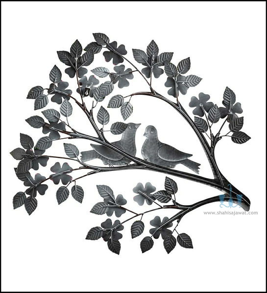 White Doves On Dogwood Branches Handcrafted Metal Wall Hanging (Wall Decor) Available Exclusively At Shahi Sajawat India,the world of home decor products.Best trendy home decor, office decor, restaurant decor, living room, kitchen and bathroom decor ideas of 2023.