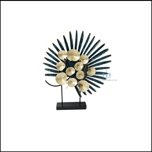 Black And Gold Palm Tree Metal Table Top Handcrafted Sculpture (Figurine), Available exclusively on Shahi Sajawat India, the world of home decor products. Best trendy home decor, office decor, living room,table decor, kitchen and bathroom decor ideas of 2024.