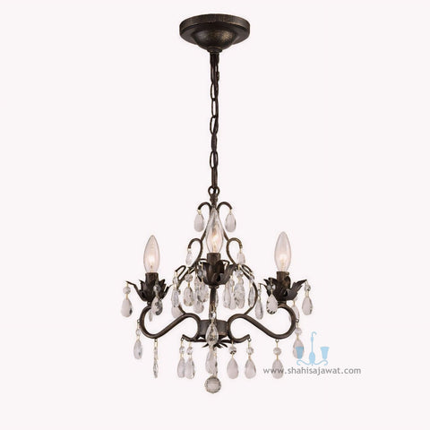 https://www.shahisajawat.com/products/dinky-antique-gold-3-light-crystal-chandelier  Antique Gold 3 Light Mid-century Modern Handcrafted Metal Mini Chandelier With Crystals, Candelabra Base Type And Floral Details, available exclusively on Shahi Sajawat India, the world of home decor products.Best trendy home decor, living room, kitchen and bathroom decor ideas of 2024.