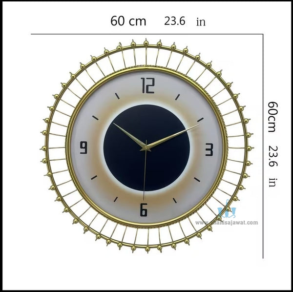 Winsome Black Nordic Wall Clock