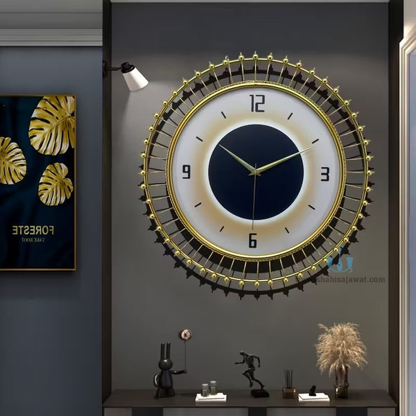 Winsome Black Nordic Wall Clock