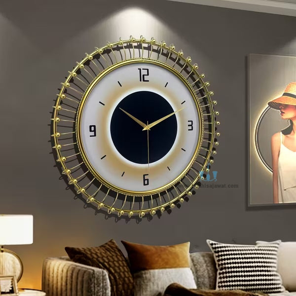 Winsome Black Nordic Wall Clock