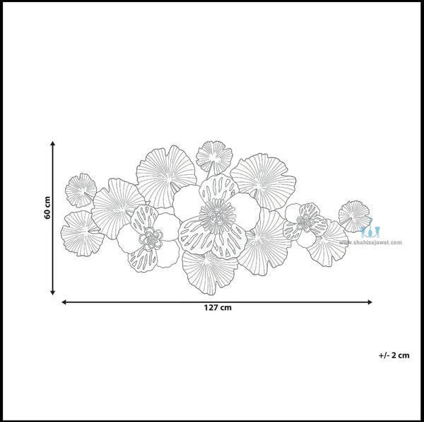Gorgeous Floral Metal Wall Hanging