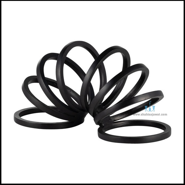 Hypnotic Metal Ring Sculpture
