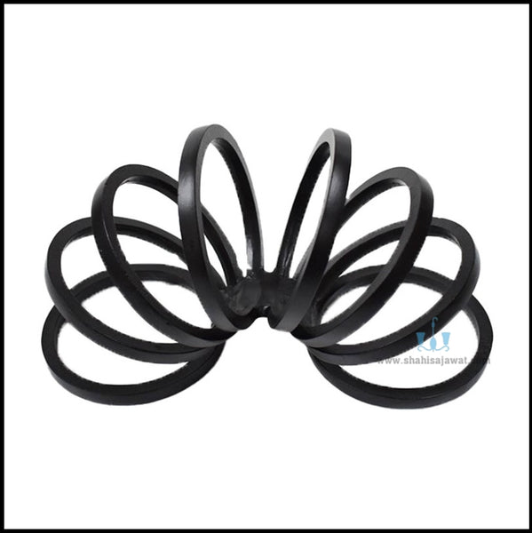 Hypnotic Metal Ring Sculpture