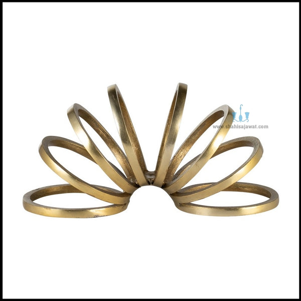 Hypnotic Metal Ring Sculpture