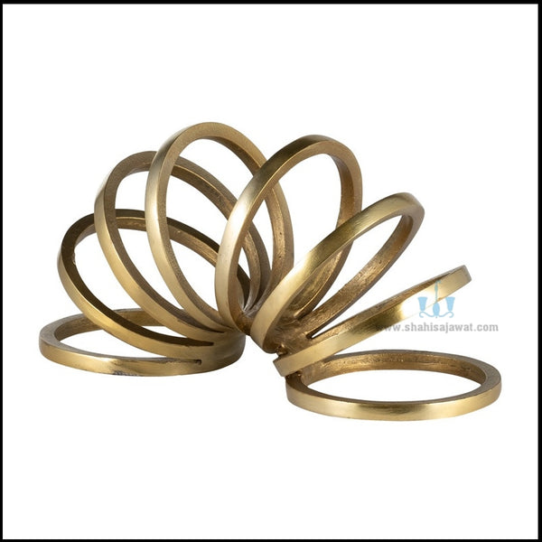 Hypnotic Metal Ring Sculpture
