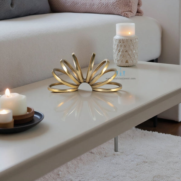 Hypnotic Metal Ring Sculpture