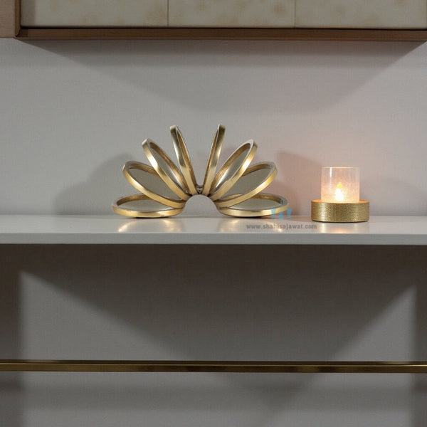 Hypnotic Metal Ring Sculpture