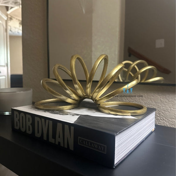 Hypnotic Metal Ring Sculpture
