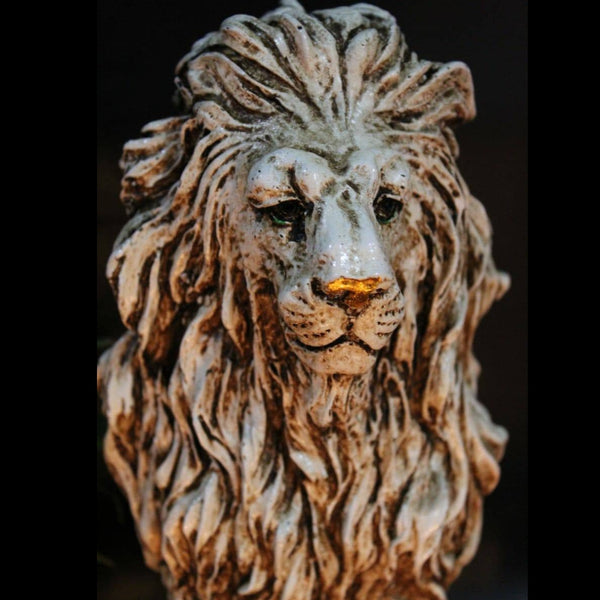 Large Resin Lion Figurine (Sculpture) Of Size 15" available exclusively on Shahi Sajawat India, the world of home decor products.Best trendy home decor, living room, kitchen and bathroom decor ideas of 2020.