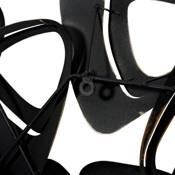 Black Abstract Triangles Metal Wall Hanging (Wall Decor) Of Size 47×3×20 inch Of Mid-Century Modern Style, Available Exclusively On Shahi Sajawat India, the world of home decor products.Best trendy home decor, living room, kitchen and bathroom decor ideas of 2021.