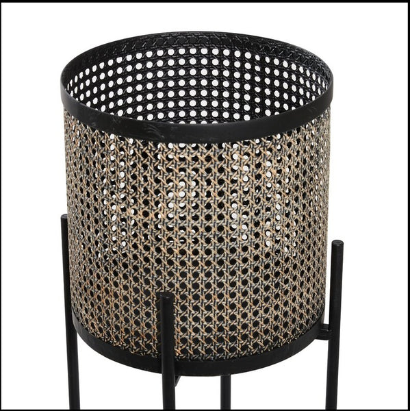 Black And Gold Perforated Iron (Metal) Floor 2 Piece Planters, Available exclusively on Shahi Sajawat India, the world of home decor products. Best trendy home decor, living room, kitchen and bathroom decor ideas of 2021.