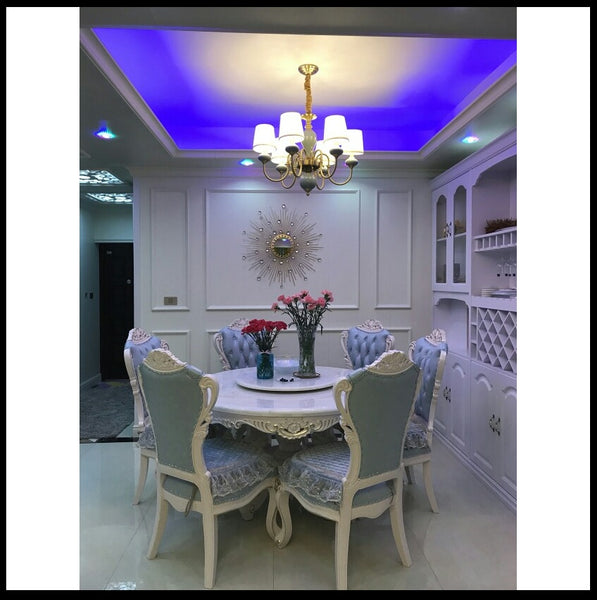 Golden Sunburst Wrought Iron Wall Mirrors Of Sizes - 50cm, 60cm, 70cm, 80cm, 90cm and 100cm are waterproof, corrosion resistant and scratch resistant, available exclusively on Shahi Sajawat India, the world of home decor products. Best trendy home decor, living room and kifchen decor ideas of 2019.