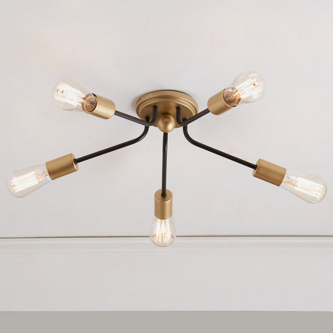 Black And Gold Metal Minimalist Wall Mounted Ceiling Lights With AC Power Source, E27 Base Type, available exclusively on Shahi Sajawat India, the world of home decor products.Best trendy home decor, living room, kitchen and bathroom decor ideas of 2020.