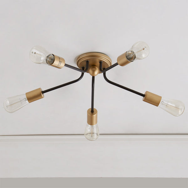 Black And Gold Metal Minimalist Wall Mounted Ceiling Lights With AC Power Source, E27 Base Type, available exclusively on Shahi Sajawat India, the world of home decor products.Best trendy home decor, living room, kitchen and bathroom decor ideas of 2020.