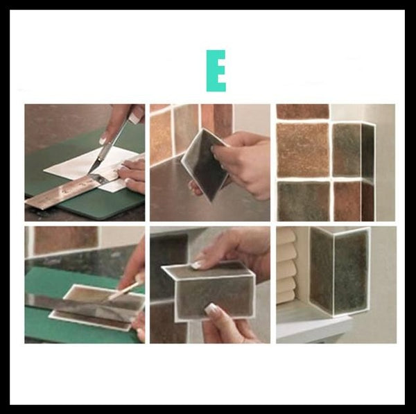 DIY Multicoloured Self Adhesive PVC Tile Stickers Of Size 20×20cm (7.87 × 7.87") is  Heat Resistant, Corrosion Resistant,Waterproof, Mildew Proof, Easy to Clean, Reusable, Easy to Install, Non-toxic,available exclusively on Shahi Sajawat India,the world of home decor products.Best trendy home decor living room room,kitchen and bathroom decor ideas of 2020.