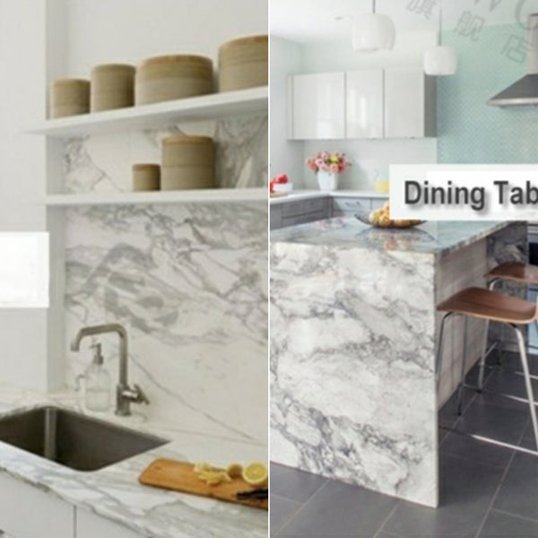 DIY Self Adhesive Marble like Plastic Wall Stickers in 7 different Colors of size 60cm*3m/5m/10m compatible with most of the surfaces is available exclusively on Shahi Sajawat India,the world of home decor products.Best trendy home decor, living room,kitchen and bathroom decor ideas of 2020.