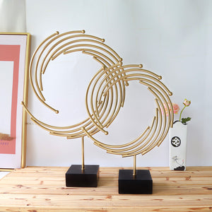 Golden Abstract Metal Figurines In Large And Small Size, available exclusively on Shahi Sajawat India, the world of home decor products.Best trendy home decor, living room, kitchen and bathroom decor ideas of 2020.