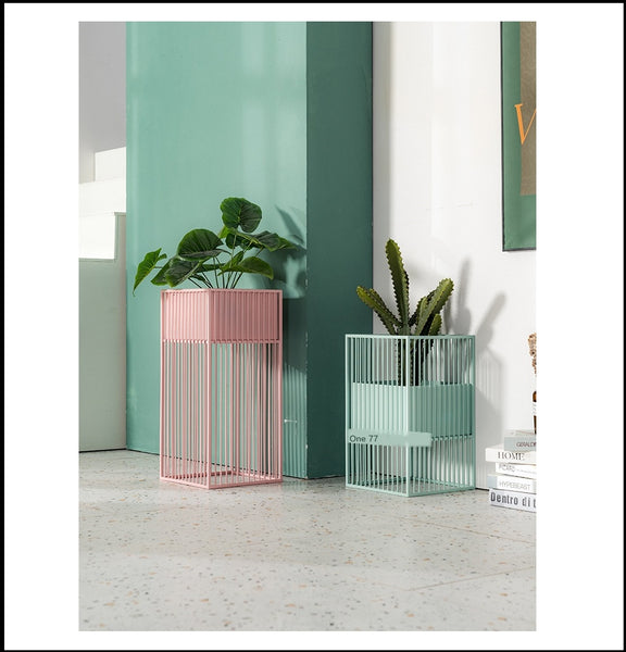 Black/White/Gold/Pink/Green Nordic Wrought Iron Planters in Large And Small Size, available exclusively on Shahi Sajawat India, the world of home decor products. Best trendy home decor, living room, kitchen and bathroom decor ideas of 2020.