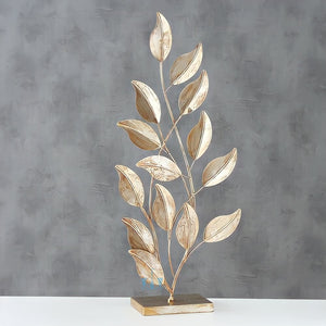 Gold Olive Branch Metal Table Top Handcrafted Sculpture (Figurine), Available exclusively on Shahi Sajawat India, the world of home decor products. Best trendy home decor, office decor, living room,table decor, kitchen and bathroom decor ideas of 2022.