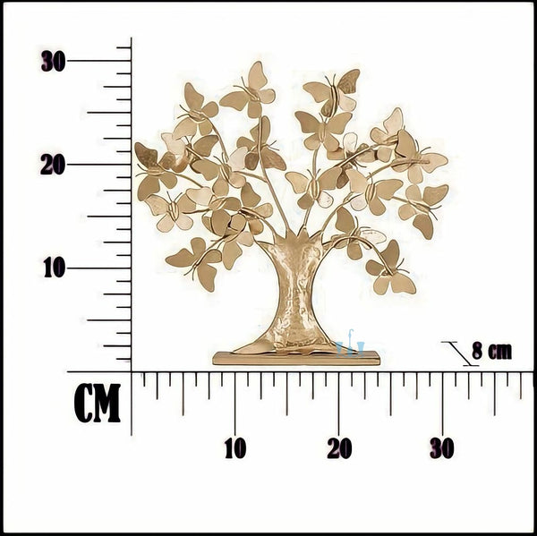 Gold Butterfly Tree Of Life Metal Table Top Handcrafted Sculpture (Figurine), Available exclusively on Shahi Sajawat India, the world of home decor products. Best trendy home decor, office decor, living room,table decor, kitchen and bathroom decor ideas of 2023.