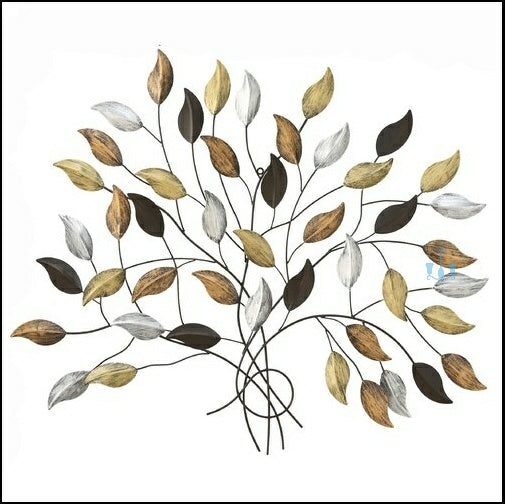 Gold, Silver, Copper And Black Handcrafted Tree Of Life Metal Wall Hanging (Wall Decor) Of Size 103×90cm, Available Exclusively At Shahi Sajawat India, the world of home decor products.Best trendy home decor, office decor, restaurant decor, living room, kitchen and bathroom decor ideas of 2023.