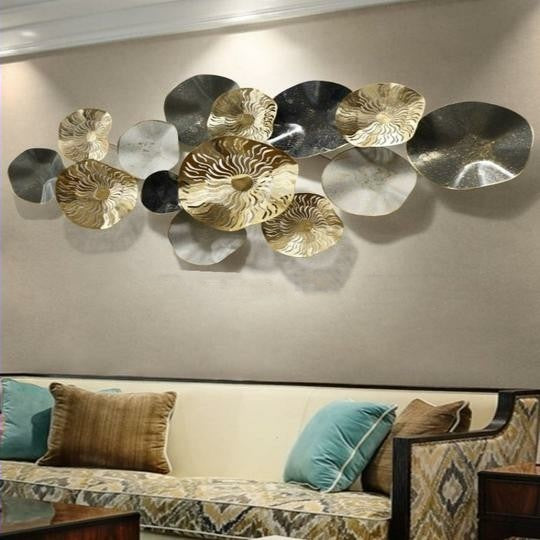 Grey, White And Gold Floral Metal (Wrought Iron) Wall Hangings Of Size 135×63cm, available exclusively on Shahi Sajawat India, the world of home decor products.Best trendy home decor, living room, kitchen and bathroom decor ideas of 2021.