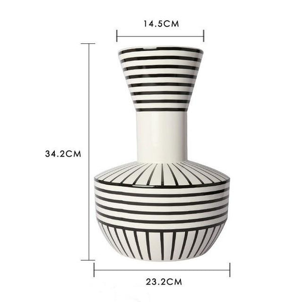 Black And White Ceramic Printed Tabletop Vases In 5 Styles, available exclusively on Shahi Sajawat India, the world of home decor products. Best trendy home decor, living room, kitchen and bathroom decor ideas of 2020.