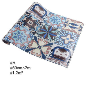 DIY Multicoloured Bohemian Self adhesive PVC Wall Tile Stickers Are smooth surfaced, waterproof, fireproof, mould-proof, extra thick, environment friendly, available exclusively on Shahi Sajawat India, the world of home decor products.Best trendy home decor, living room, kitchen and bathroom decor ideas of 2020.