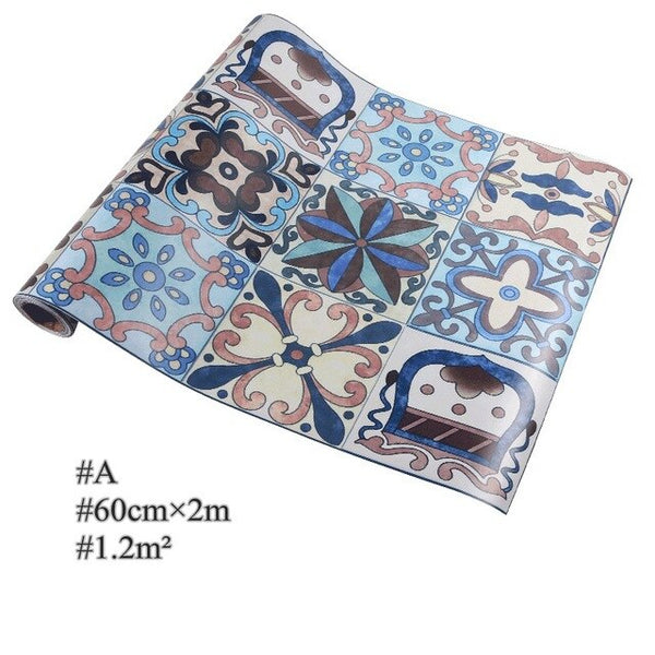 DIY Multicoloured Bohemian Self adhesive PVC Wall Tile Stickers Are smooth surfaced, waterproof, fireproof, mould-proof, extra thick, environment friendly, available exclusively on Shahi Sajawat India, the world of home decor products.Best trendy home decor, living room, kitchen and bathroom decor ideas of 2020.
