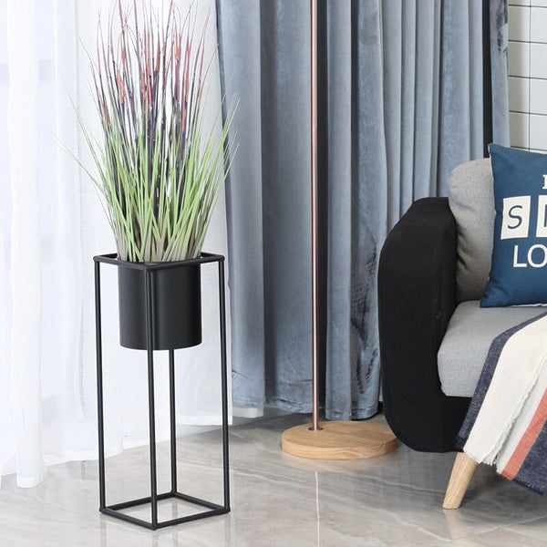 Black/Gold Minimalistic Nordic Meta Floor Planters, available exclusively on Shahi Sajawat India, the world of home decor products. Best trendy home decor, living room, kitchen and bathroom decor ideas of 2021.