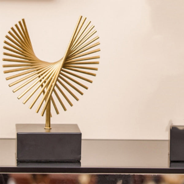 Black + Gold Abstract Metal Figurine (Sculpture) Of Size 20×12×27cm, available exclusively on Shahi Sajawat India, the world of home decor products.Best trendy home decor, living room, kitchen and bathroom decor ideas of 2021.