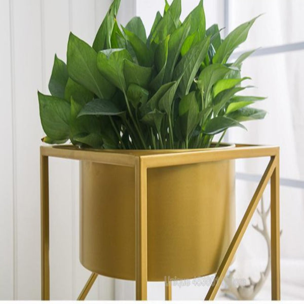 Gold/Black Wrought Iron Floor Planters Of Size 60×32×32cm, available exclusively on Shahi Sajawat India, the world of home decor products. Best trendy home decor, living room, kitchen and bathroom decor ideas of 2021.