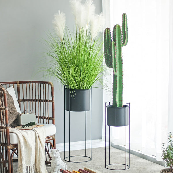 Black Nordic Iron Planters In 3 Sizes, available exclusively on Shahi Sajawat India, the world of home decor products. Best trendy home decor, living room, kitchen and bathroom decor ideas of 2020.