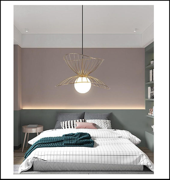Black/Gold Loft Style Iron + Glass Lampshade Industrial Pendant LED Lights, With AC Power Source, G9 Base Type, cord installation, available exclusively on Shahi Sajawat India, the world of home decor products. Best trendy home decor, living room, kitchen and bathroom decor ideas of 2020.