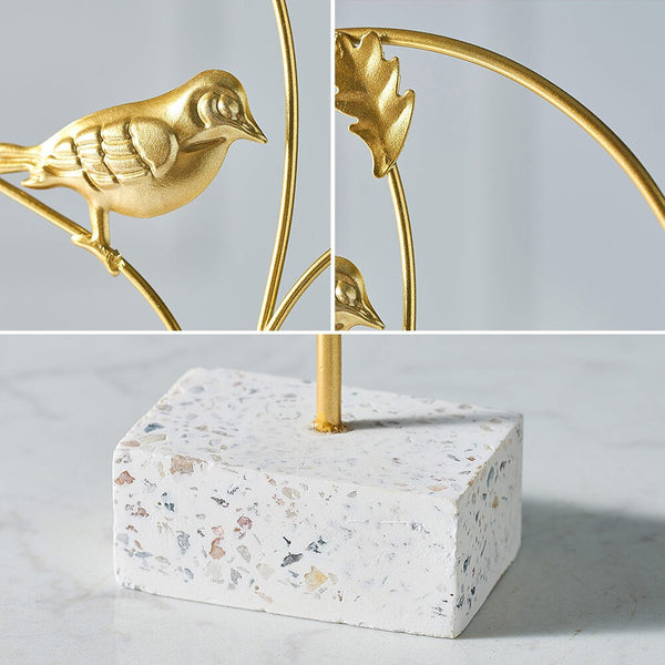 Gold Starburst, Bird And Leaf Themed Handcrafted Metal Figurines, Available exclusively on Shahi Sajawat India, the world of home decor products. Best trendy home decor, living room, kitchen and bathroom decor ideas of 2021.