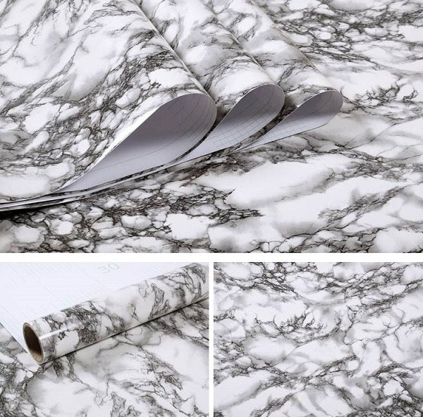 DIY Self Adhesive Marble like Plastic Wall Stickers in 7 different Colors of size 60cm*3m/5m/10m compatible with most of the surfaces is available exclusively on Shahi Sajawat India,the world of home decor products.Best trendy home decor, living room,kitchen and bathroom decor ideas of 2020.