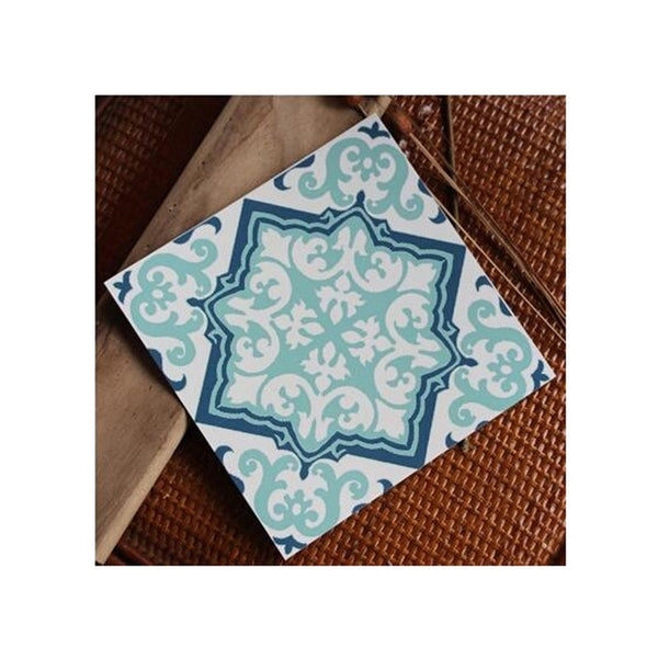 DIY Multicoloured Self Adhesive PVC Tile Stickers Of Size 20×20cm (7.87 × 7.87") is  Heat Resistant, Corrosion Resistant,Waterproof, Mildew Proof, Easy to Clean, Reusable, Easy to Install, Non-toxic,available exclusively on Shahi Sajawat India,the world of home decor products.Best trendy home decor living room room,kitchen and bathroom decor ideas of 2020.