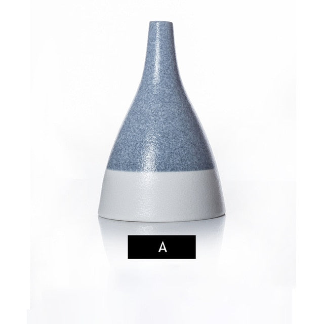 Blue/White Snowflake Glazed Ceramic Tabletop Vases Of Size 14.6 ×9.7cm and Bore Diameter of 1.9cm, available exclusively on Shahi Sajawat India,the world of home decor products. Best trendy home decor, living room and kitchen decor ideas of 2019.