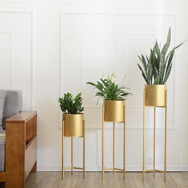 Gold Metal Iron Planters In Large, Medium And Small Size With Pergola Design, available exclusively on Shahi Sajawat India, the world of home decor products. Best trendy home decor, living room, kitchen and bathroom decor ideas of 2020.