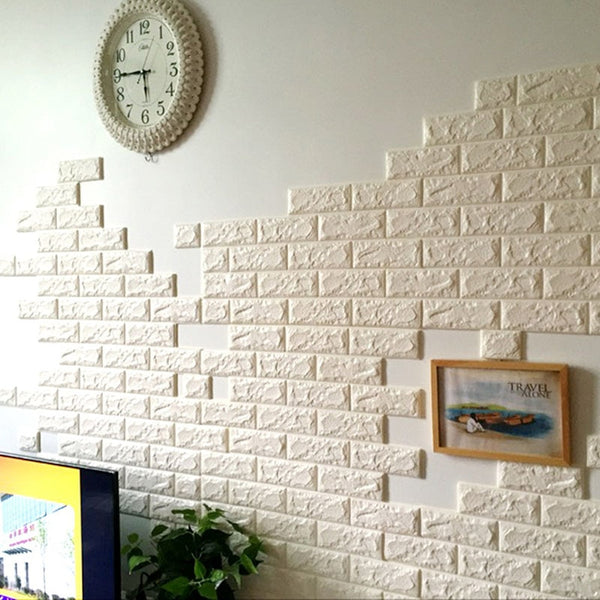 3D Self Adhesive DIY Brick Like Plastic Wall Stickers,are available in 12 different shades,each with 3 size options,available exclusively on Shahi Sajawat India,the world of home decor products.Best home decor and living room decor ideas of 2019.