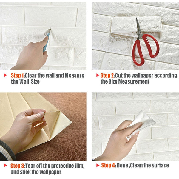 3D Self Adhesive DIY Brick Like Plastic Wall Stickers,are available in 12 different shades,each with 3 size options,available exclusively on Shahi Sajawat India,the world of home decor products.Best home decor and living room decor ideas of 2019.