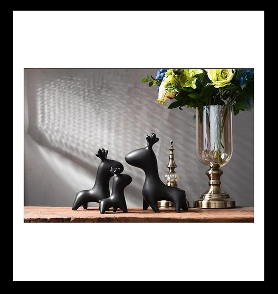 Brown/Black/White Animals And Birds Ceramic Figure Sculptures, available exclusively on Shahi Sajawat India,the world of home decor products.Best trendy home decor and living room decor ideas of 2019.